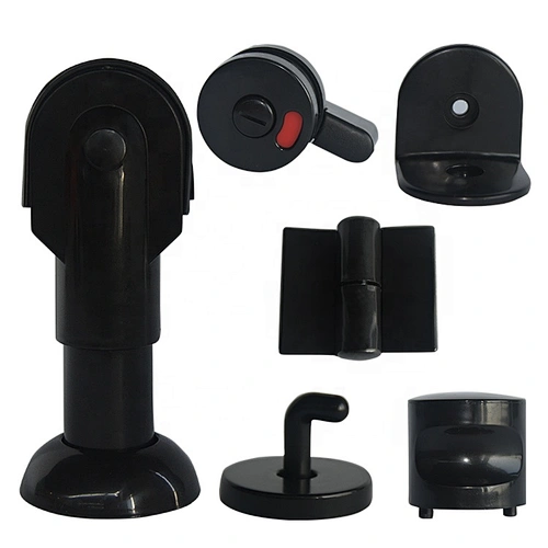 Discount price toilet cubicle nylon hinges,toilet partition support foot