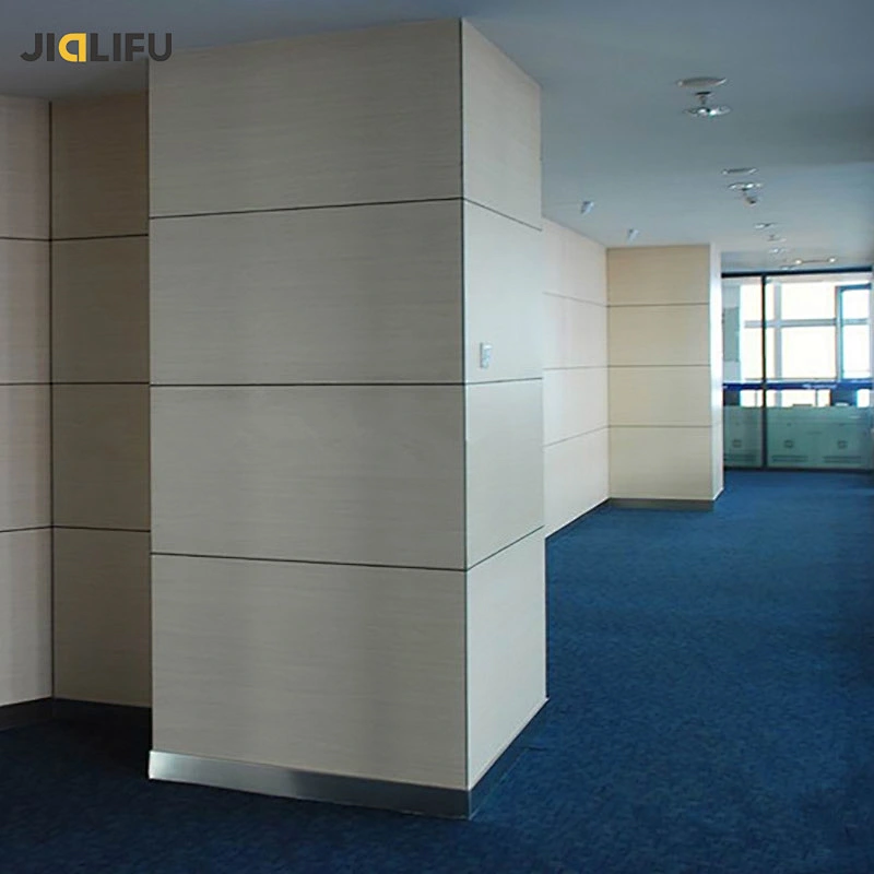 Wood grain HPL interior wall cladding system panel