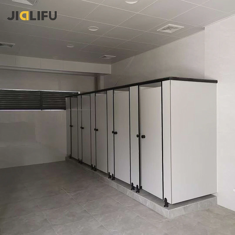 Jialifu modern design waterproof solid phenolic bath room stall divider