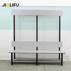 JIALIFU 12mm hpl panel swimming pool waiting bench