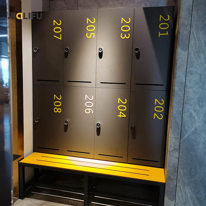 Jialifu pool phenolic hpl locker cabinet cupboard