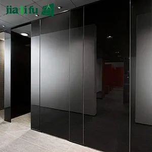 Glossy compact laminate phenolic toilet partition