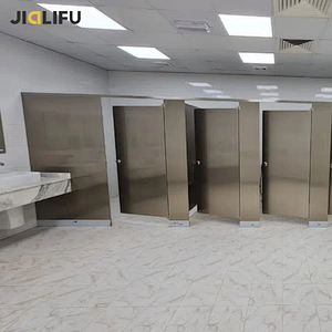 Waterproof stainless steel toilet partition