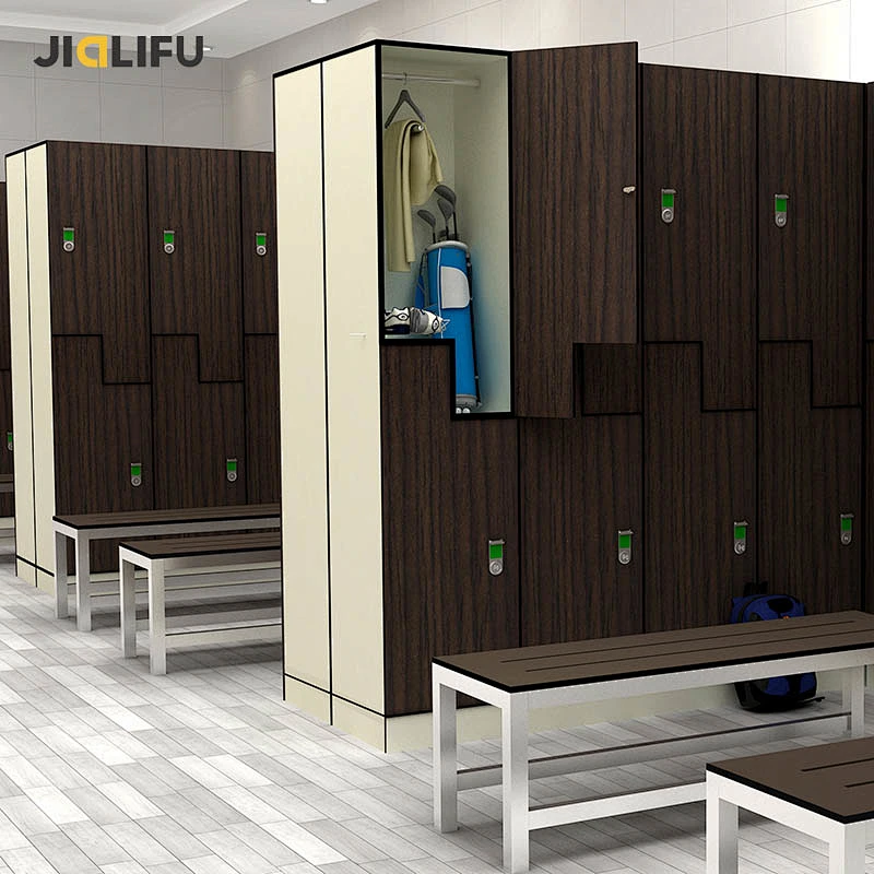 JIALIFU factory direct sale durable hpl wood gym lockers