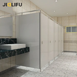 High end compact laminate panel hpl shower room dimensions toilet cubicles price