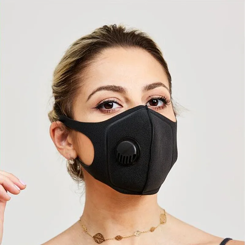 Stylish Washable windproof warm dustproof face filter air respirator anti-smog foam pita mask