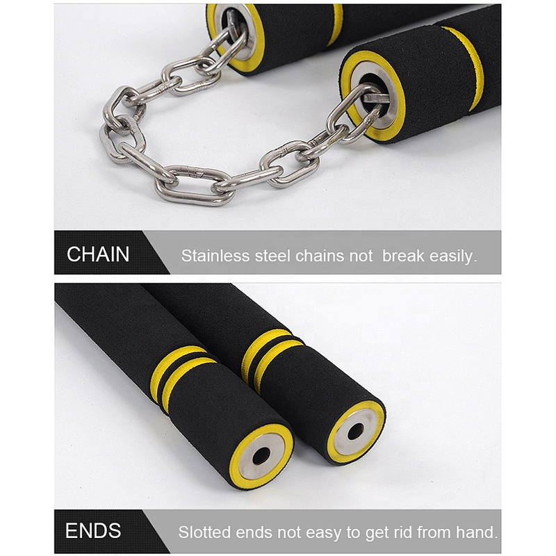 China Suppliers Adult Kids Beginner Safety EVA Foam Martial Arts Weapon Fashionable Sports Kungfu Nunchakus Manufacturer
