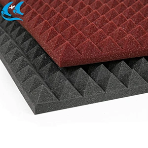 Pyramid acoustic foam pink basotect acoustic foam  studio acoustic panel acoustic panels foam