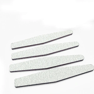 High quality foam Emery Board Pedicure File Diamond Zebra reusable finger abrasive Nail File