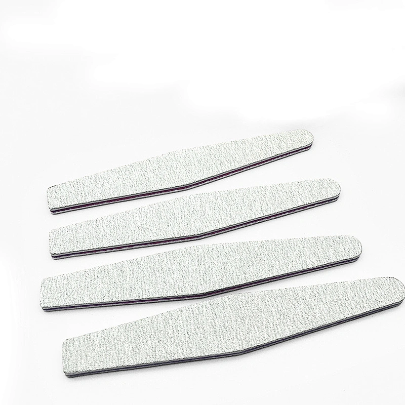 High quality foam Emery Board Pedicure File Diamond Zebra reusable finger abrasive Nail File