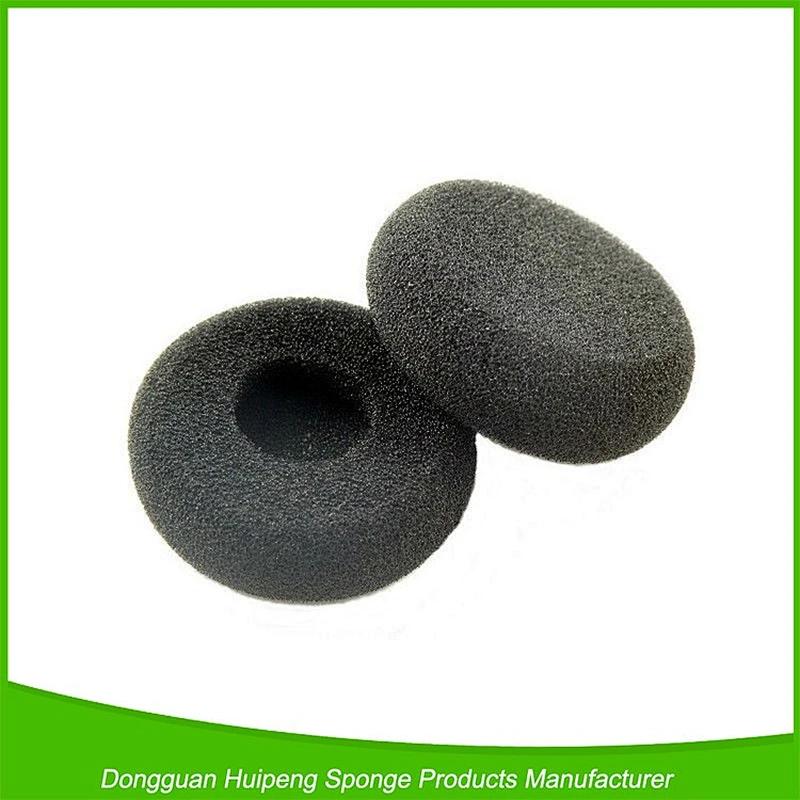 disposable Custom Polyether Polyurethane Foam Sponge Earphone Headphone Covers