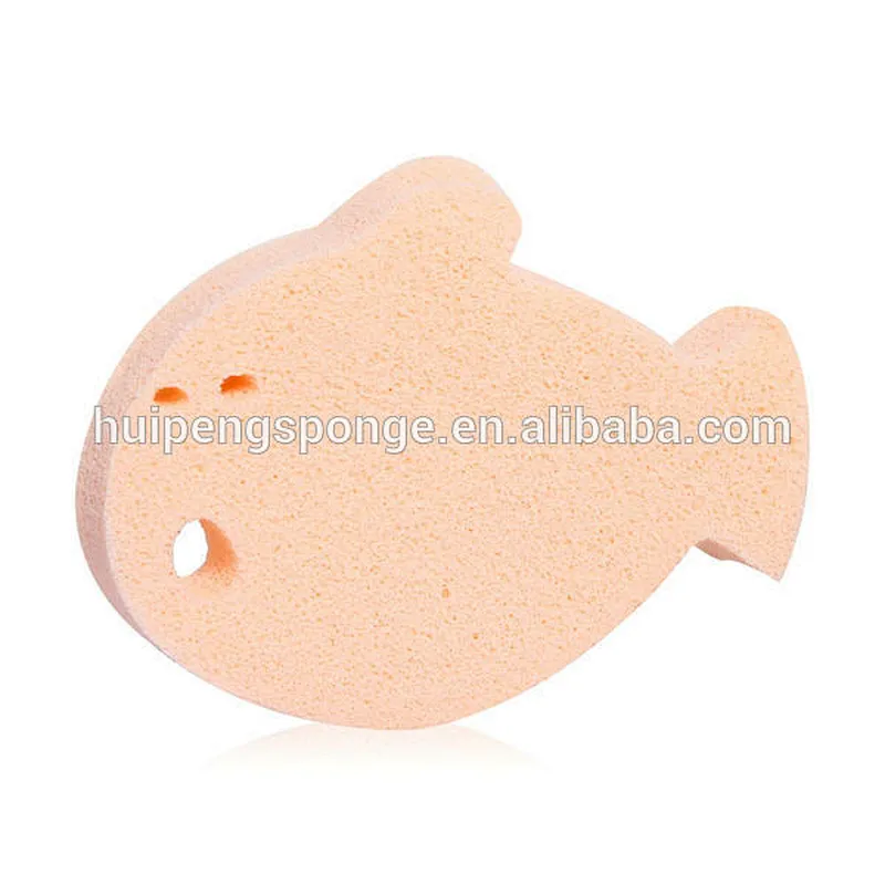 Polyurethane Reticulated Water Fish-Shaped Sponge