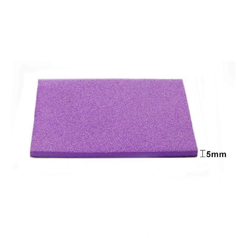 Wholesale Purple Abrasive foam Nail file processing materials Nail Art Diamond emery EVA sheet nail file material