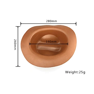 Custom printed party toy hat Hot Embossing eva foam cowboy hat wholesale stetson light brown christmas cowboy eva hat