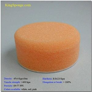 China Car Care Products Polyurethane Foam Sponge Coating Waxing Buffing and Polishing Wax Applicator Pads