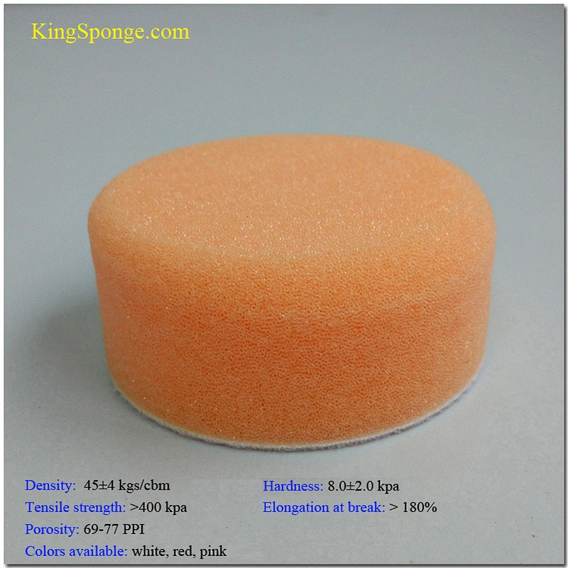 China Car Care Products Polyurethane Foam Sponge Coating Waxing Buffing and Polishing Wax Applicator Pads