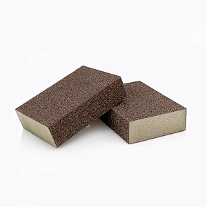 100 120 160 180 200 Grit Multi Purpose Angled Aluminium Oxide Sanding Sponge Block Stainless Steel Scrubber