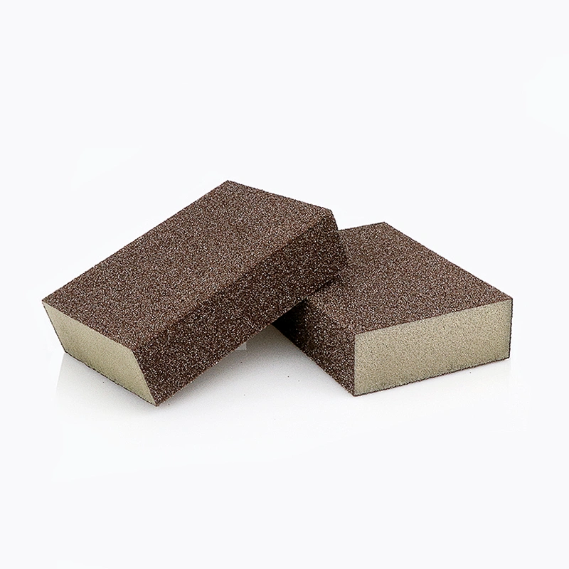 100 120 160 180 200 Grit Multi Purpose Angled Aluminium Oxide Sanding Sponge Block Stainless Steel Scrubber