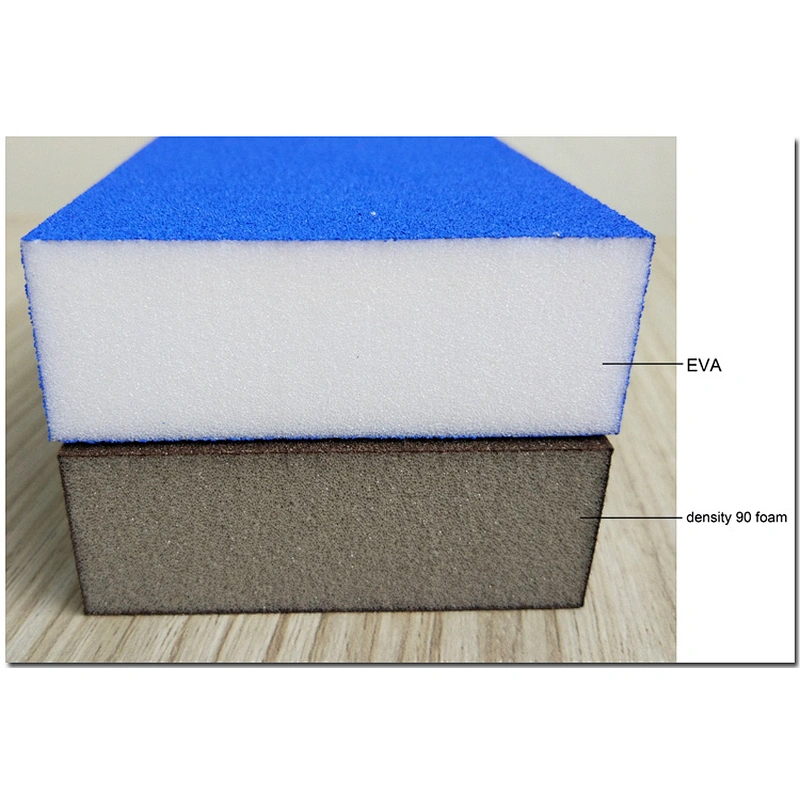 China Supplies Hand Polishing Tools 60 80 100 120 Grit  Abrasive Sanding Sponge Block for Wood Plastic Stainless Steel Drywall