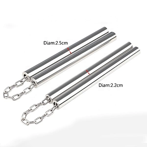 China Adult Kids and Children Toy Stainless Steel Foam Martial Arts Kungfu Nunchakus