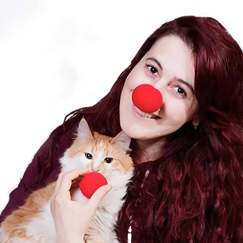 Premium PU Foam Red Clown Nose