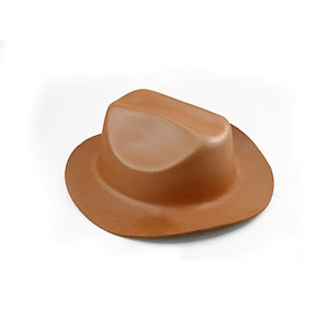 Custom printed party toy hat Hot Embossing eva foam cowboy hat wholesale stetson light brown christmas cowboy eva hat