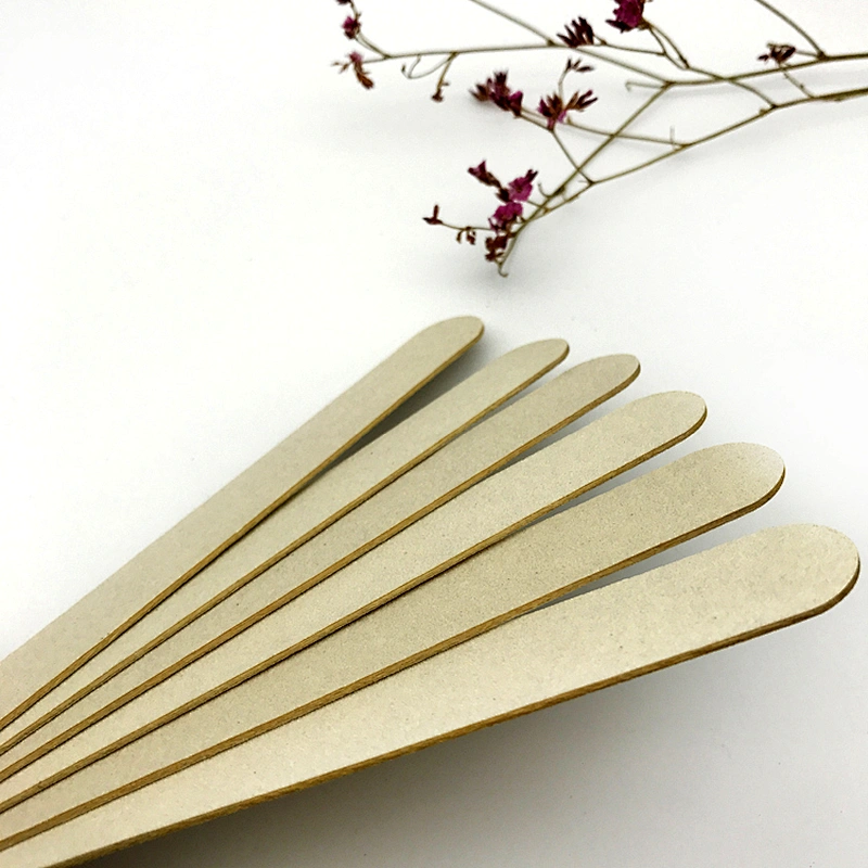 Disposable  thin Wooden Nail File Manicure Emery Board Nail File