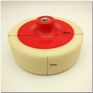 Car care Sponge polishing pad white Foam Wax Applicators Pads auto foam buffing pad for polish