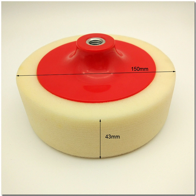 Car care Sponge polishing pad white Foam Wax Applicators Pads auto foam buffing pad for polish