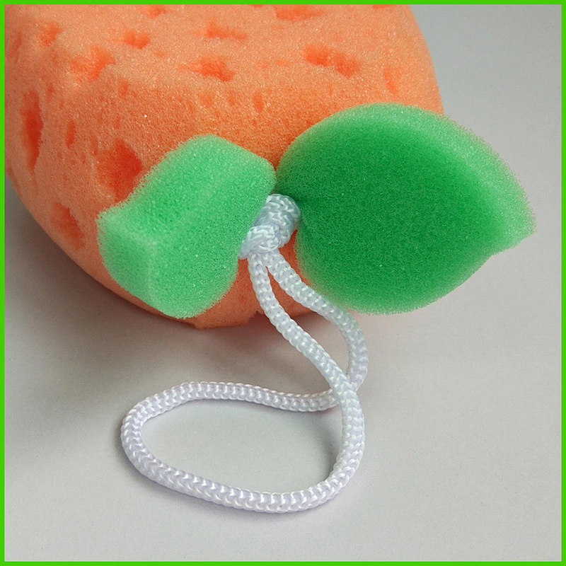 wholesale custom child foam coral bath sponge baby character bath sponge Fruit Shaped pineapple Bath Foam Sponge for kids