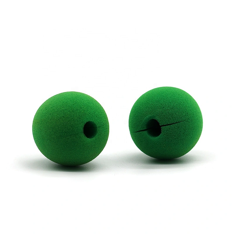 Party Favor Accessories Kids Toy Green Polyurethane Foam Sponge Ball Clown Nose