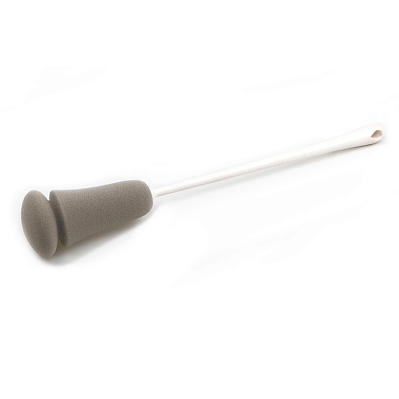 2018 Innovative design Kitchen Cleaning Tool glass bottle Brush Sponge with long handle for cup