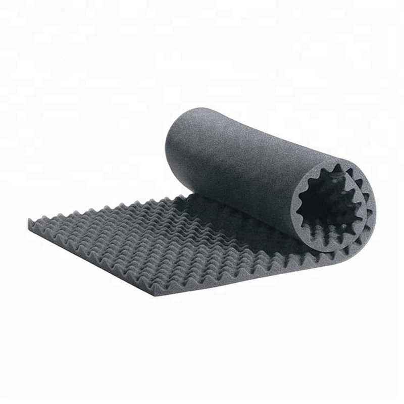 Promotional black Sound Absorbing Sponge egg crate foam and soundproof foam car sound proof acoustic foam