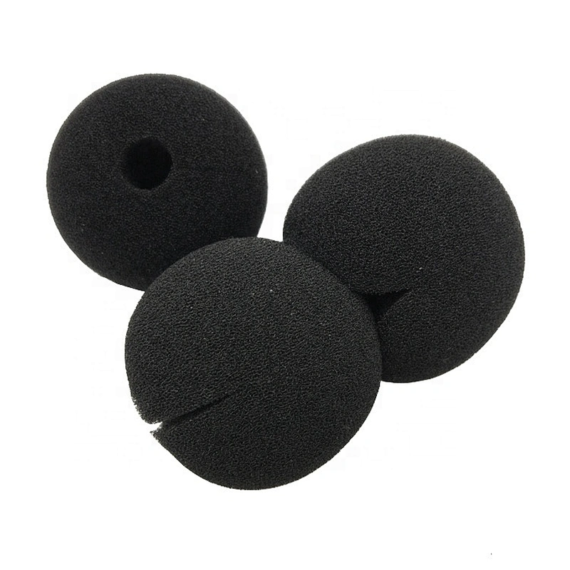 KidsToy Christmas Halloween Party Favor Custom Color Black Sponge Ball Clown Foam Nose