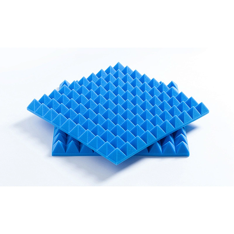 Blue color Acoustic Pyramid Foam Panels 4x8 Sound Insulation acoustic panel colored acoustic foam