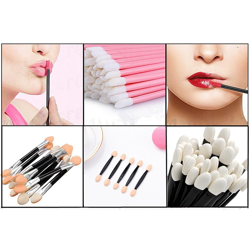 Factory wholesale disposable lipstick applicator eyeshadow applicator sponge  Lip Gloss/Balm make up applicator
