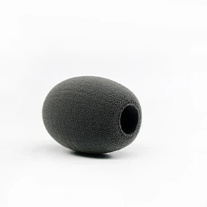 Gray Foam Handheld Mic Covers print logo mic foam cover custom sponge microphone foam windscreen for microphone