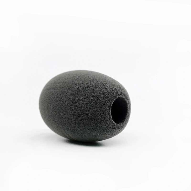 Gray Foam Handheld Mic Covers print logo mic foam cover custom sponge microphone foam windscreen for microphone
