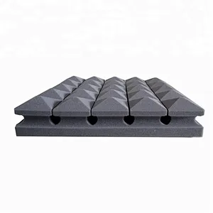 Black Pyramid Acoustic Panels Sound Absorbing Foam polyester acoustic panel soundproof acoustic foam