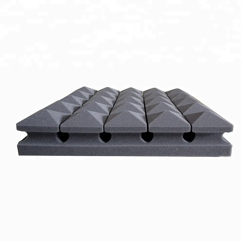 Black Pyramid Acoustic Panels Sound Absorbing Foam polyester acoustic panel soundproof acoustic foam