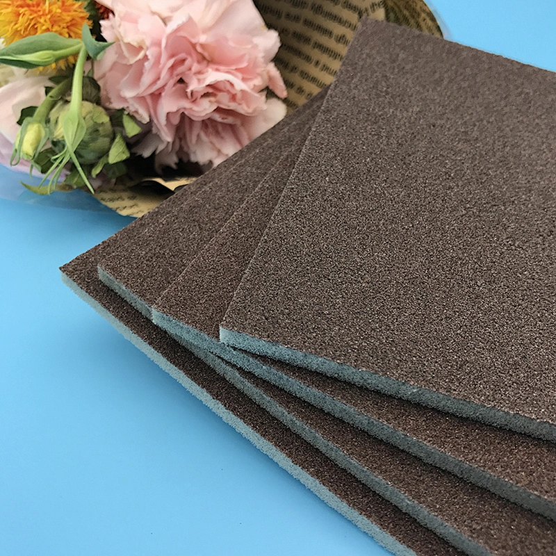 Silicon Carbon Abrasive Sponge Foam Sand For Wood Polishing