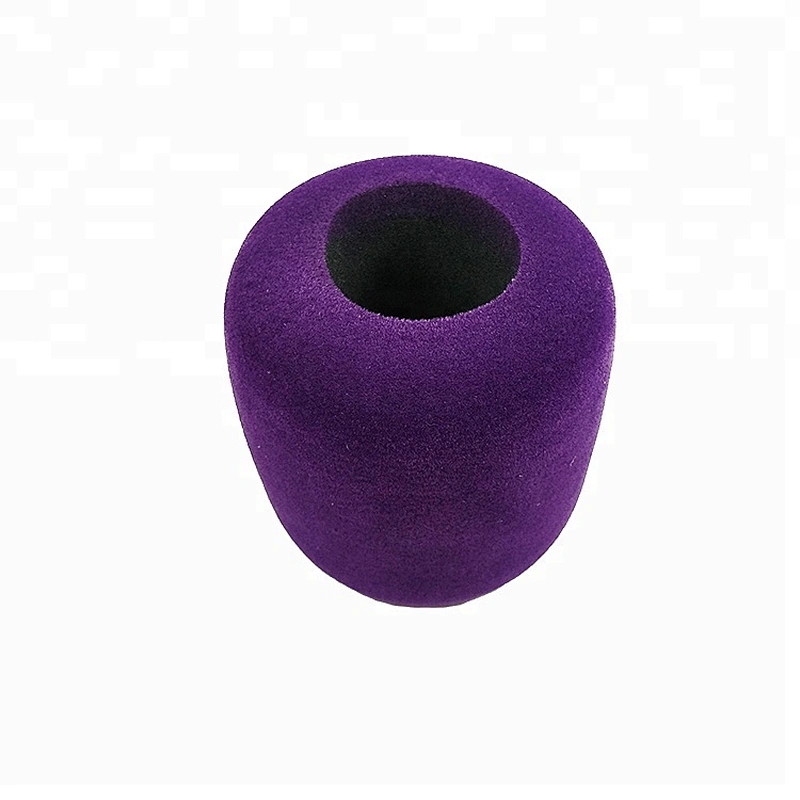 microphone sponge printing Foam Sponge Flocked Microphone Windscreen Windshield Cover
