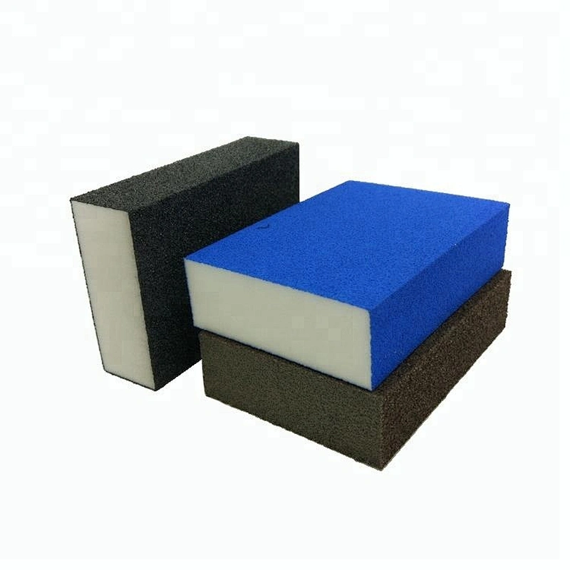 Powerful Abrasive Sanding Sponge Block Polishing Hand Pad