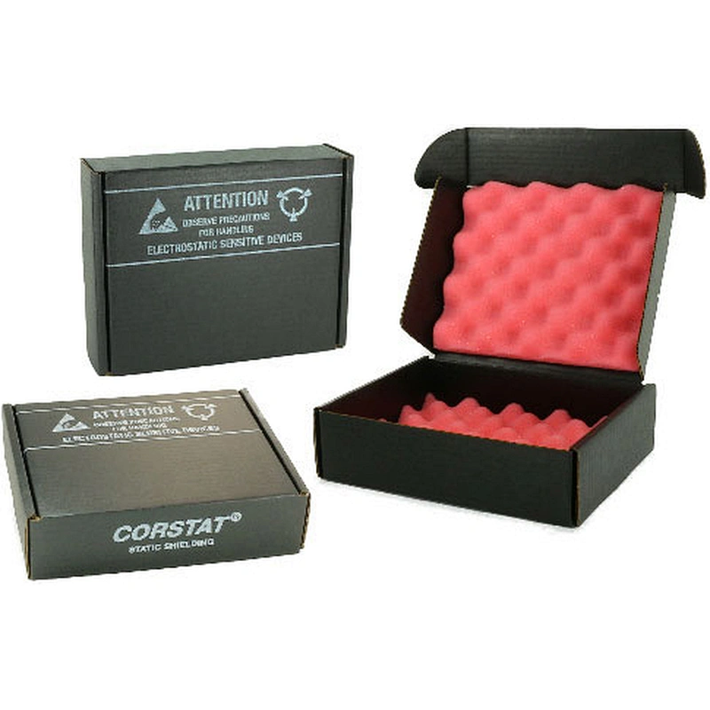 Anti-Static Foam-Lined Corrugated Laptop Box - White noise acoustic panel acoustic panels studio foam