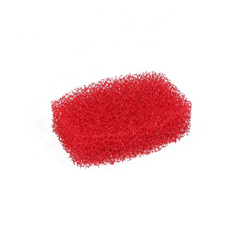 China Manufacturer Kitchen Cleaning Open Cell  PU Reticulated  Loofah Sponge Non-abrasive Sponge Scrubber Scourer