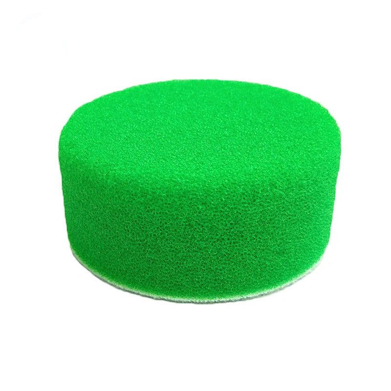 China Car Care Products Polyurethane Foam Sponge Coating Waxing Buffing and Polishing Wax Applicator Pads