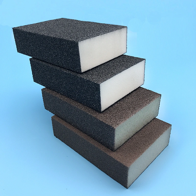 Kitchen Using Magic Cleaning Sponge Waterproof Abrasive Sanding Sponge