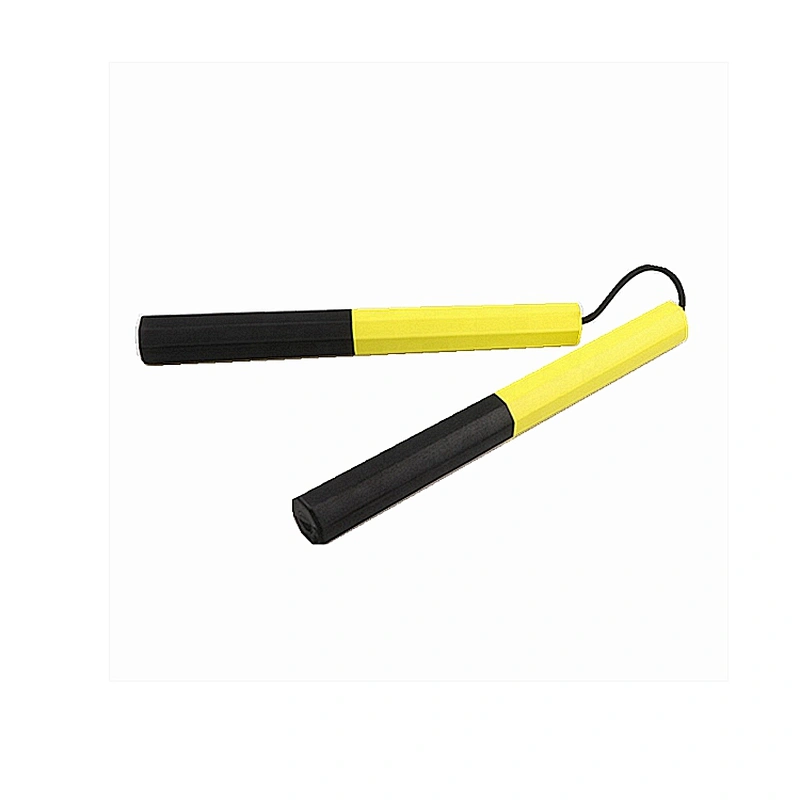 Custom Safety EVA Foam Yellow and Black Foam Nunchakus Kung Fu Sponge Martial Arts Weapons Fitness Foam Nunchucks