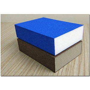 China Supplies Hand Polishing Tools 60 80 100 120 Grit  Abrasive Sanding Sponge Block for Wood Plastic Stainless Steel Drywall