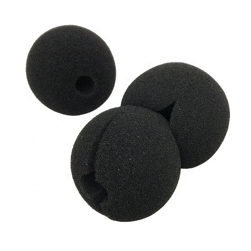 KidsToy Christmas Halloween Party Favor Custom Color Black Sponge Ball Clown Foam Nose
